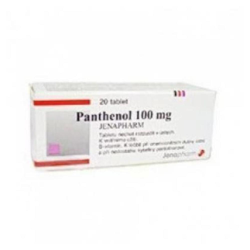 Panthenol 100 mg JENAPHARM tbl 20 x 100 mg