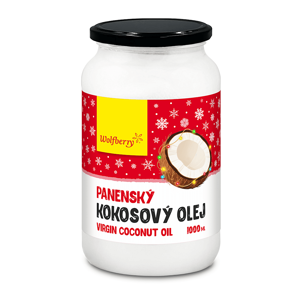 WOLFBERRY Panenský kokosový olej 1000 ml