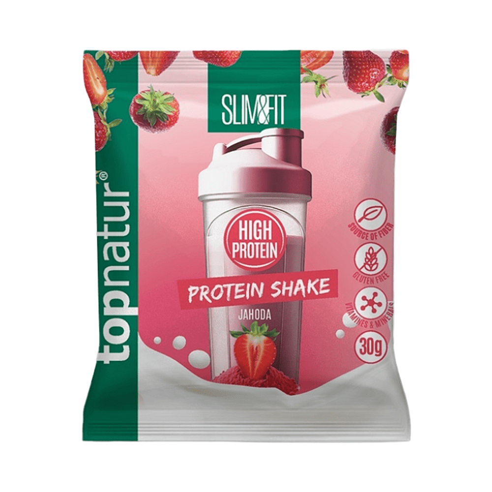 TOPNATUR Slim&Fit shake jahoda bez lepku 30 g