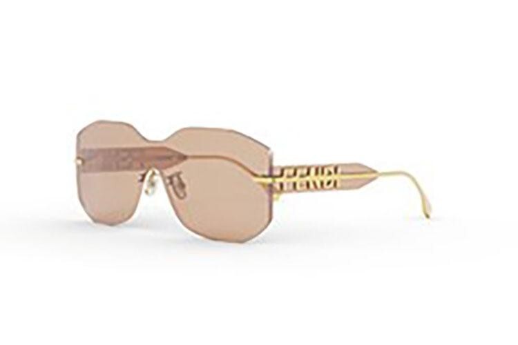 FENDI Fendigraphy Rose Geometric Sunglasses - L (99)