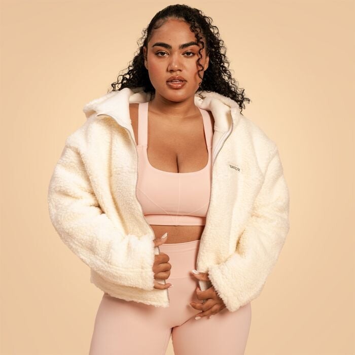BeastPink Dámska bunda Hoodie Bliss Ivory  XXLXXL