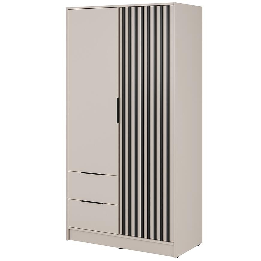 Skriňa Nelly 2d Kašmír/čierny pop