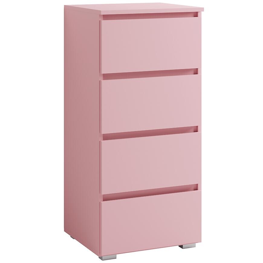 Komoda Úzky 4s Cosmo C07 Ružová