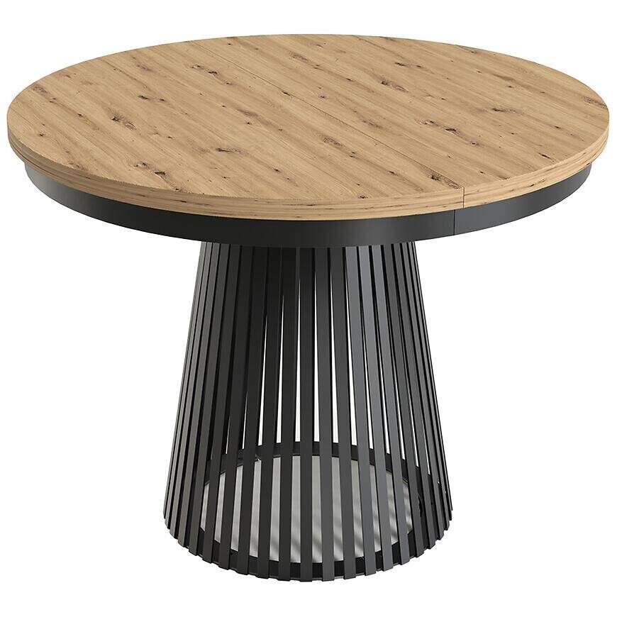 Rozkladací stôl  Garda čierna/artisan