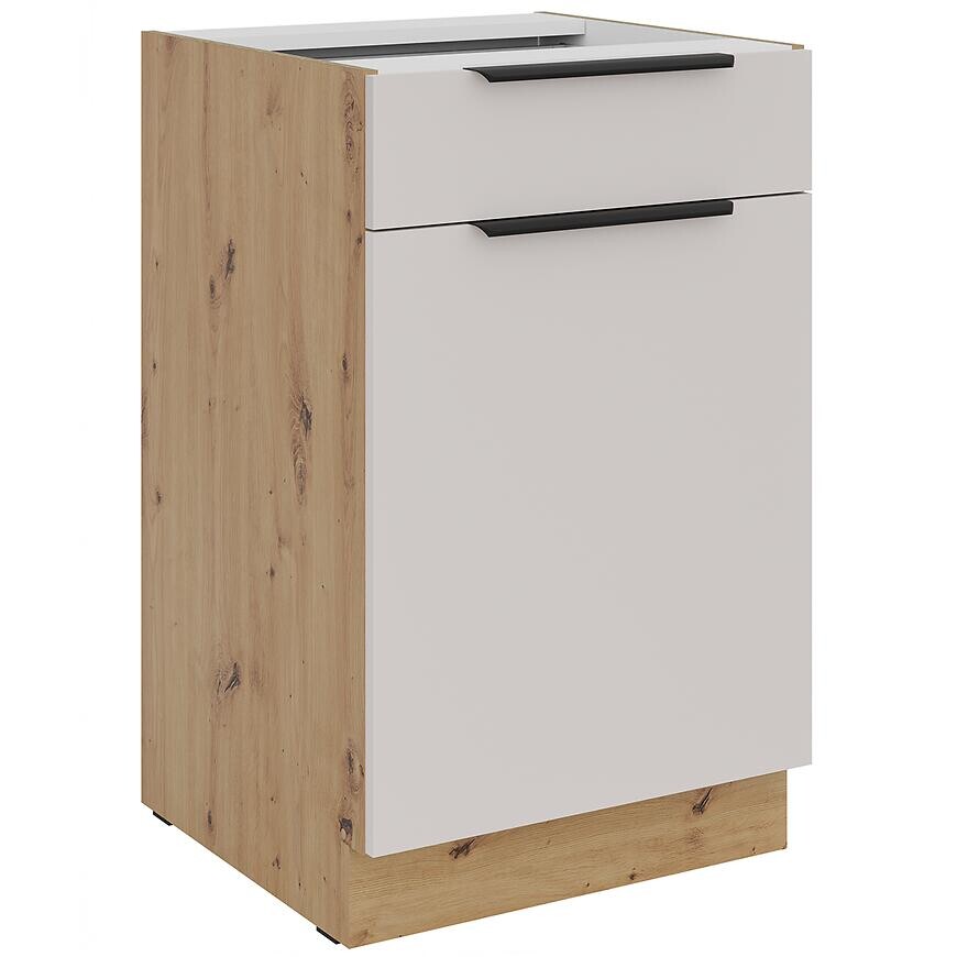 Kuchynská skrinka Solea cashmere/artisan 50D 1F 1S BB