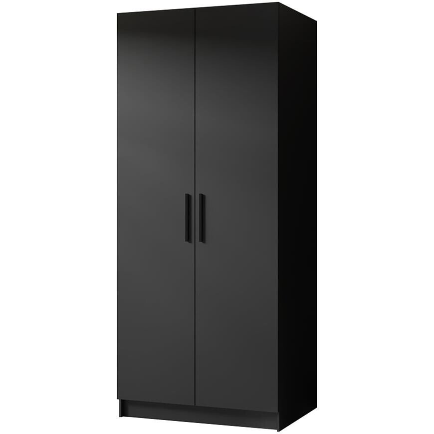 Skriňa Gold 2d Čierna/Čierna