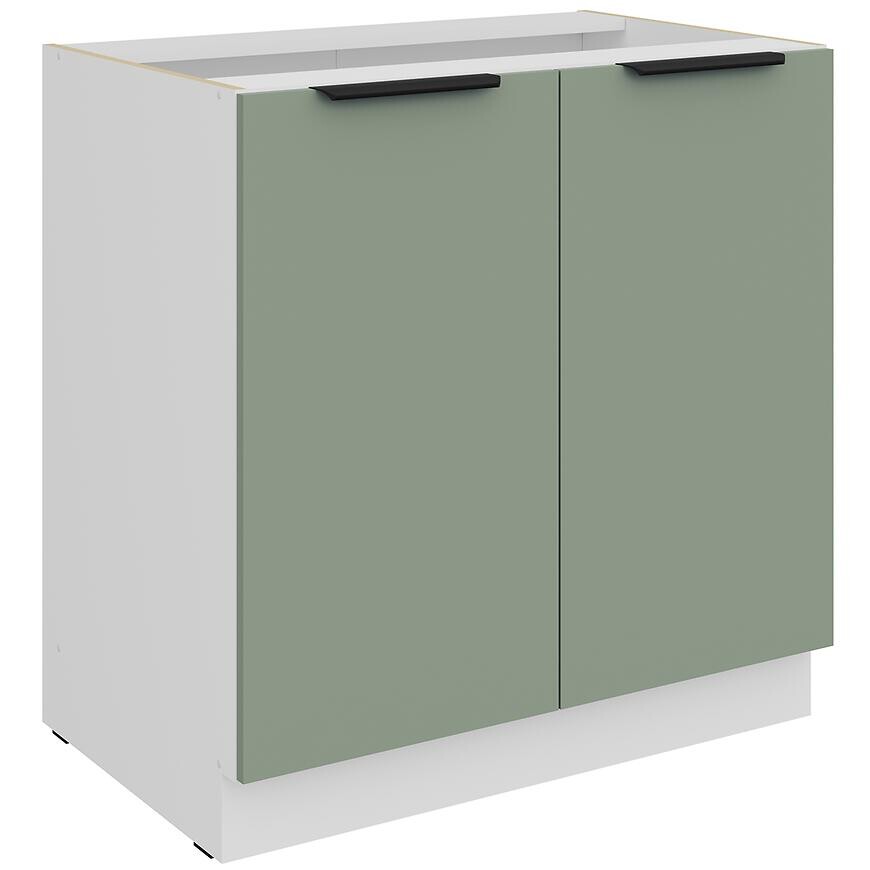 Kuchynská skrinka Aria-Sa/Wh Anti Fingerprint 80d 2f Bb