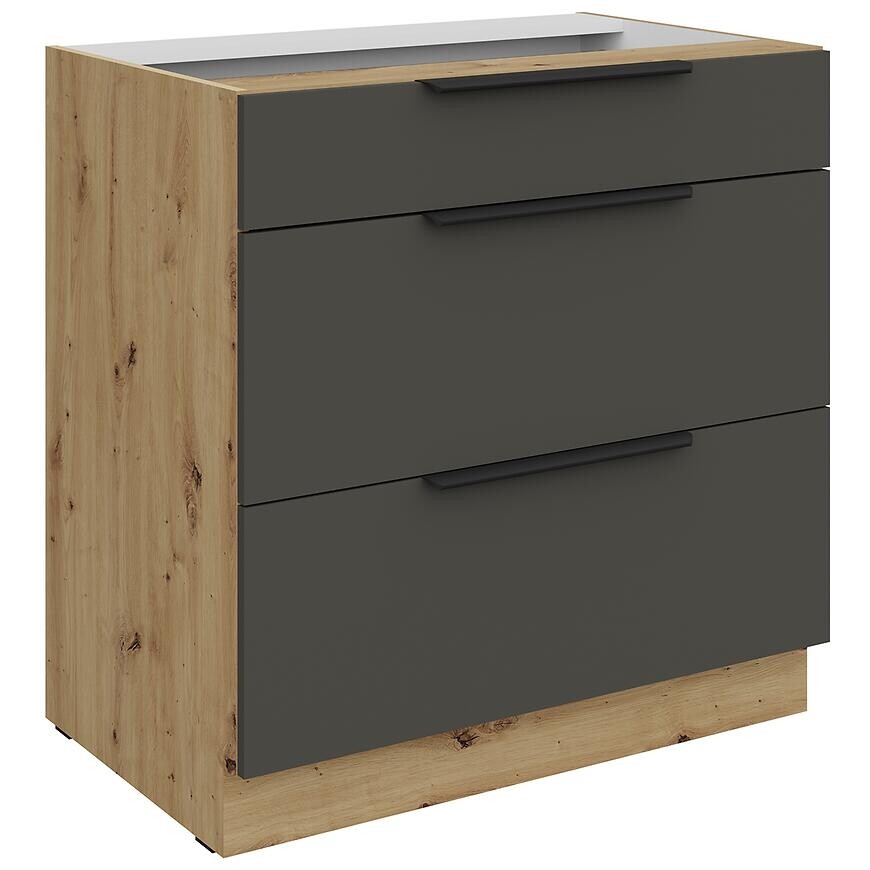 Kuchynská skrinka Aria-Gr/Ar Anti Fingerprint 80d 3s Bb