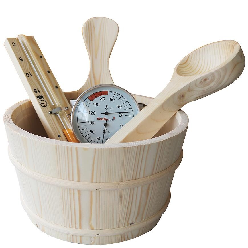 Súprava príslušenstva do sauny 4 prvky