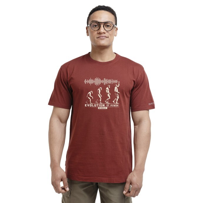 Bushman Pánské tričko Colours, burgundy M