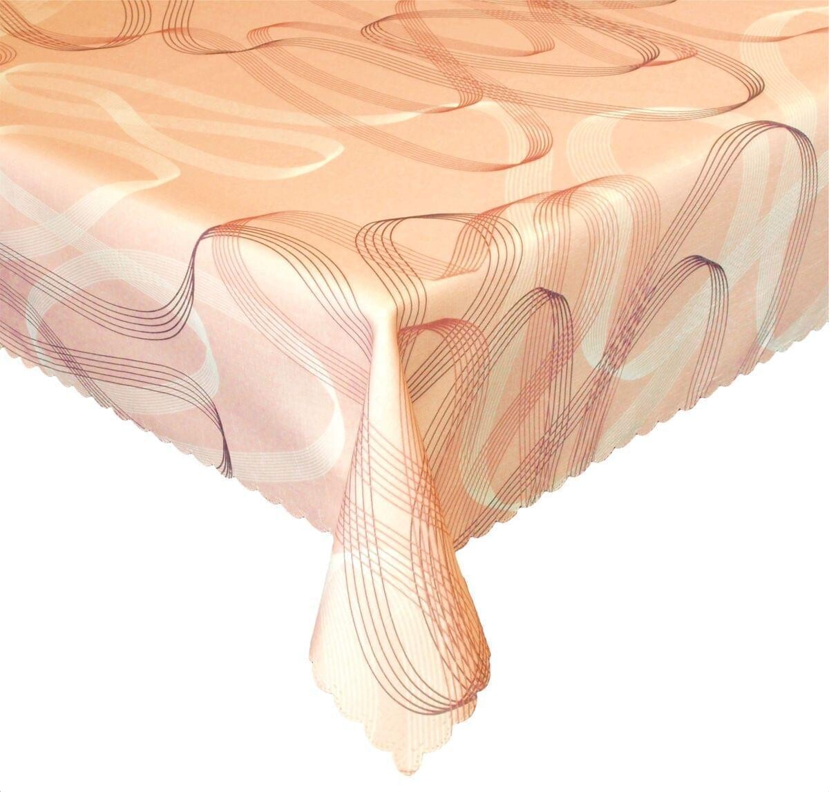 Obrus s nešpinivou úpravou, Grácia, staroružová