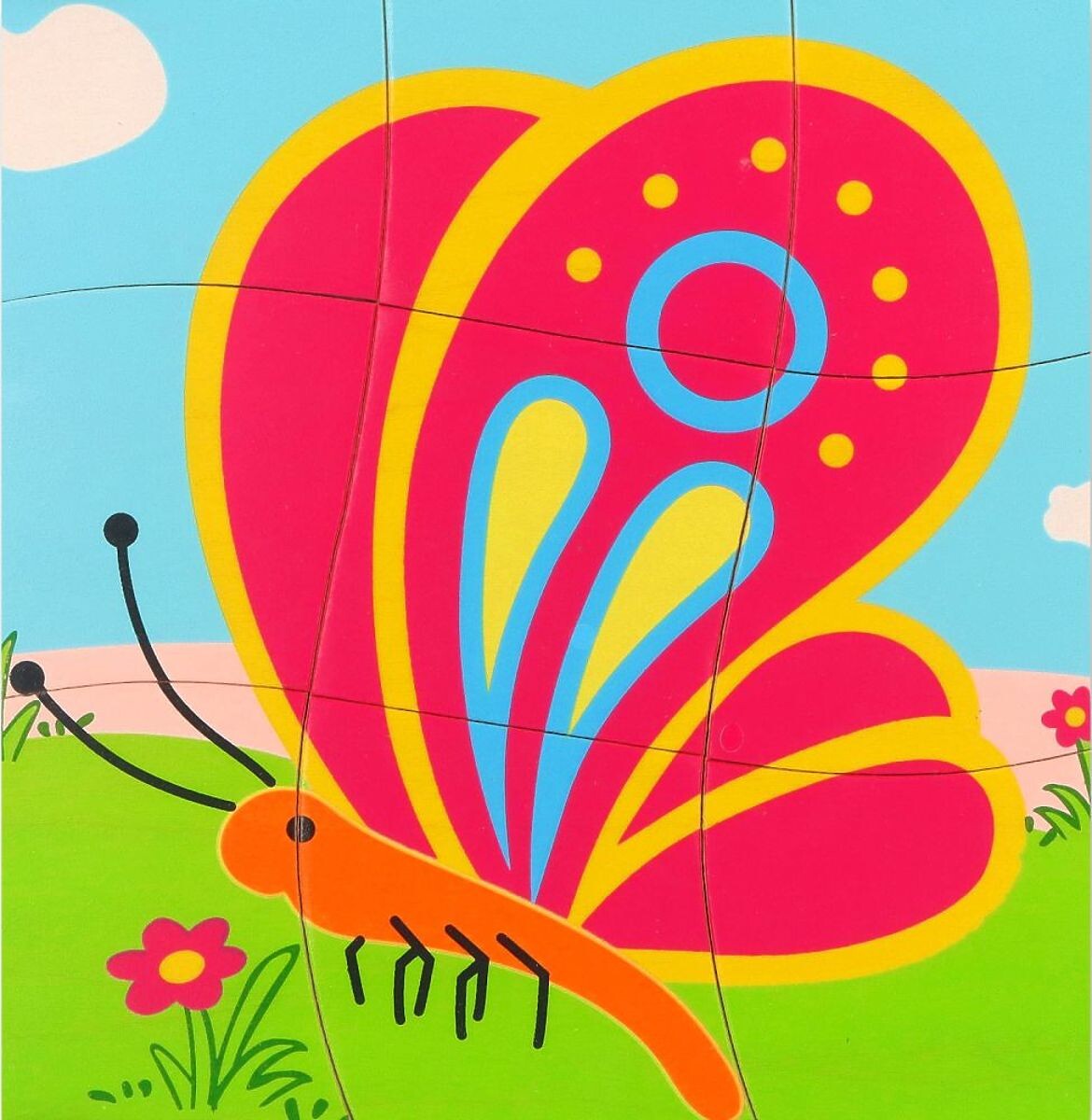 Skladačka vrstiev Motýľ