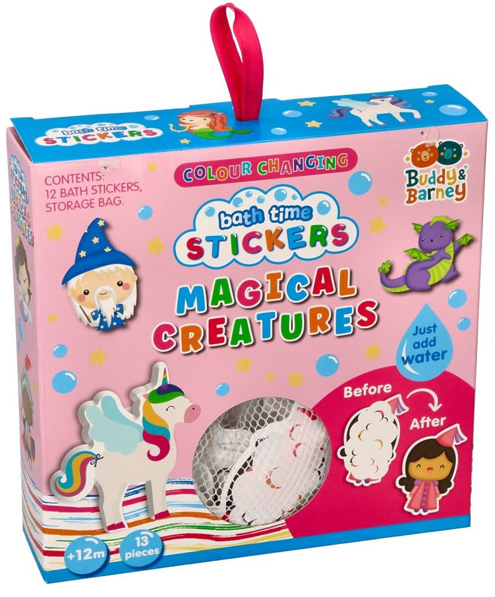 Samolepky do kúpeľa meniace farbu Mystické bytosti