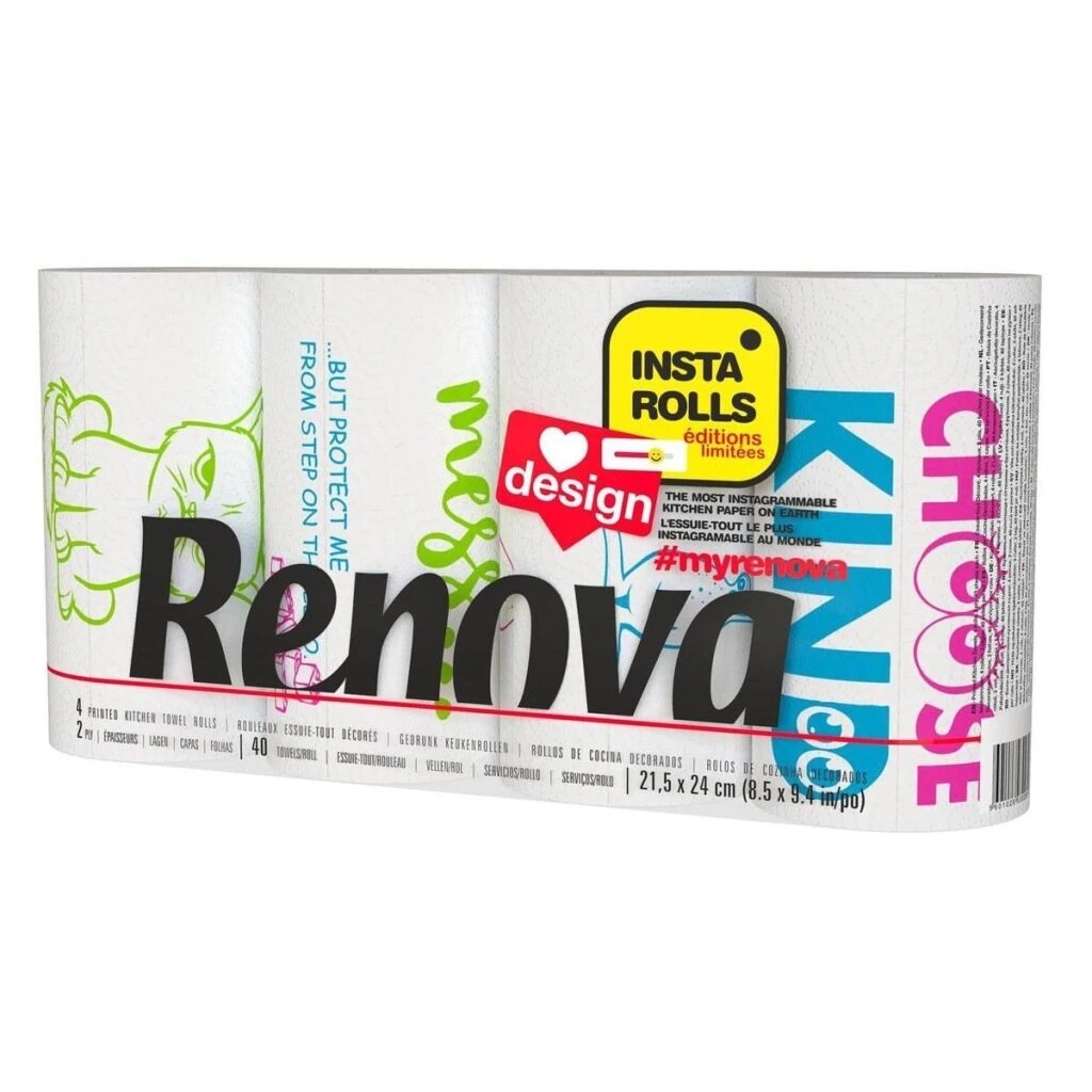 Renova Design kuchynské utierky 4ks