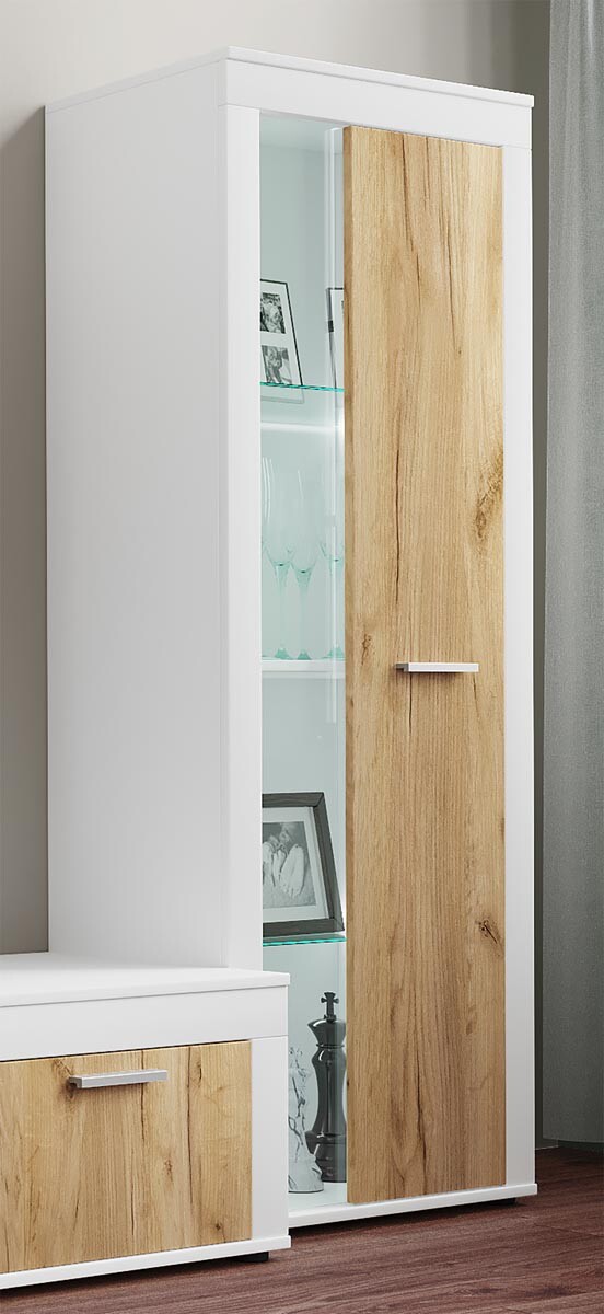 Vitrína Usilo, biela