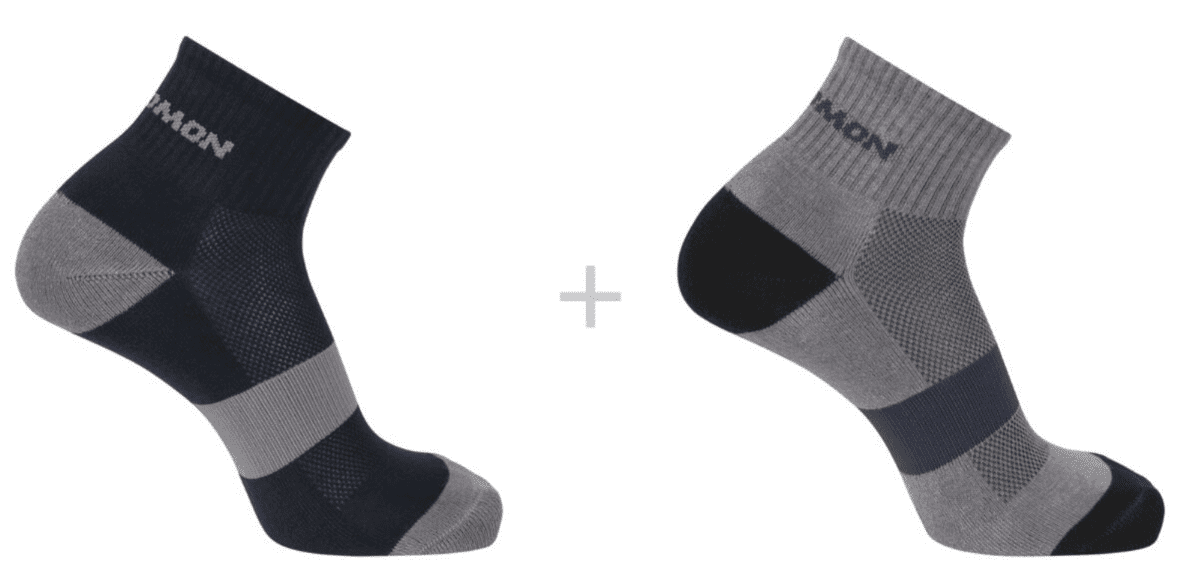 Salomon Evasion Ankle 2-Pack -38 EUR, Ponožky, Velikosť: 36-38 EUR