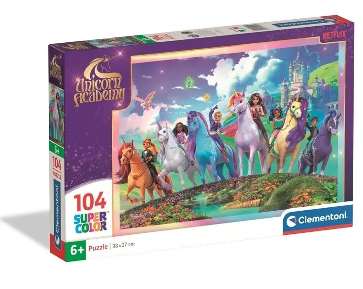 Clementoni Puzzle 104 Unicorn academy