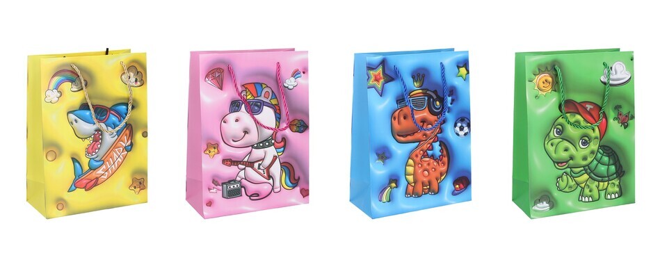 Darčeková taška detská 18x23x10cm - náhodná