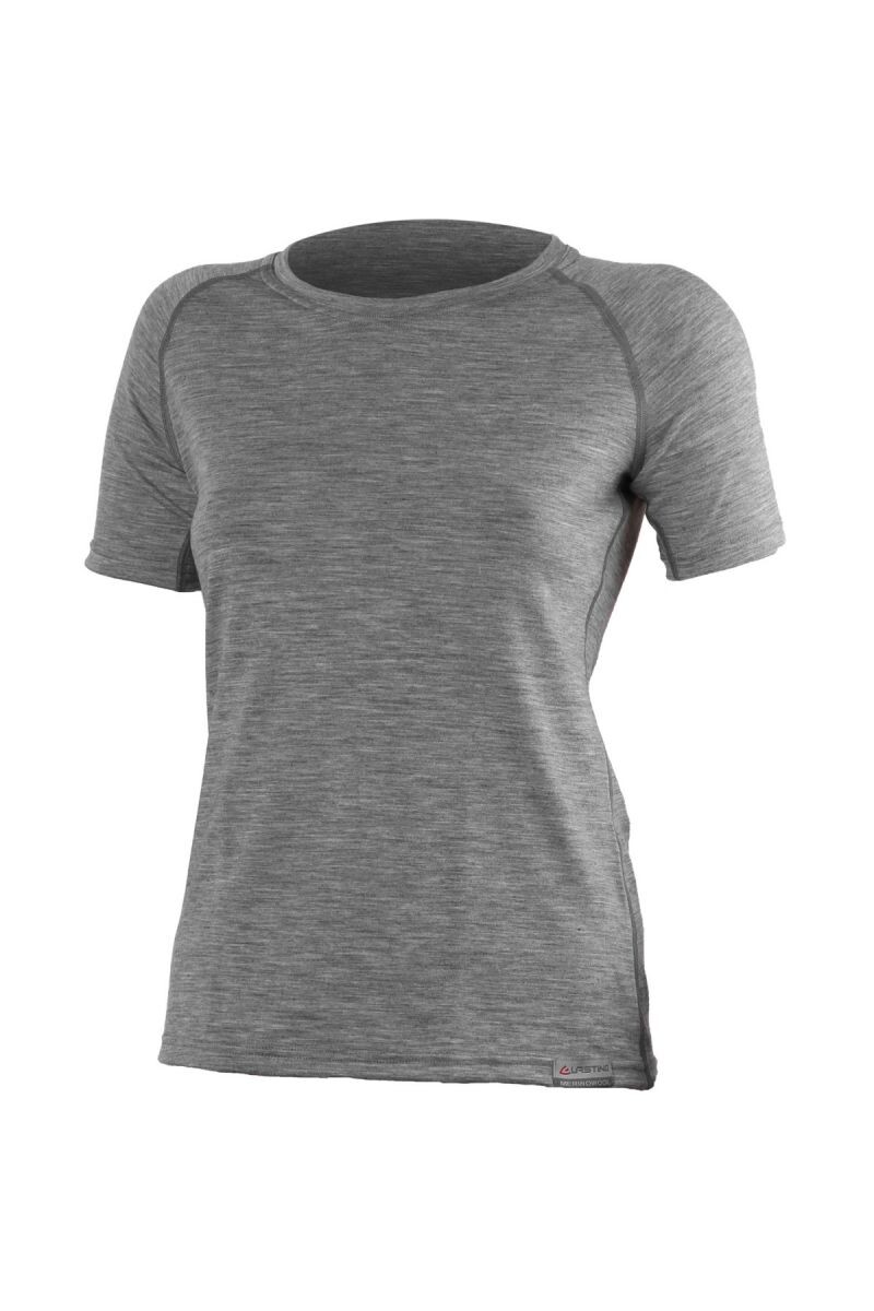 Lasting ALEA 8484 šedej vlnené merino triko Veľkosť: L 8595067890678