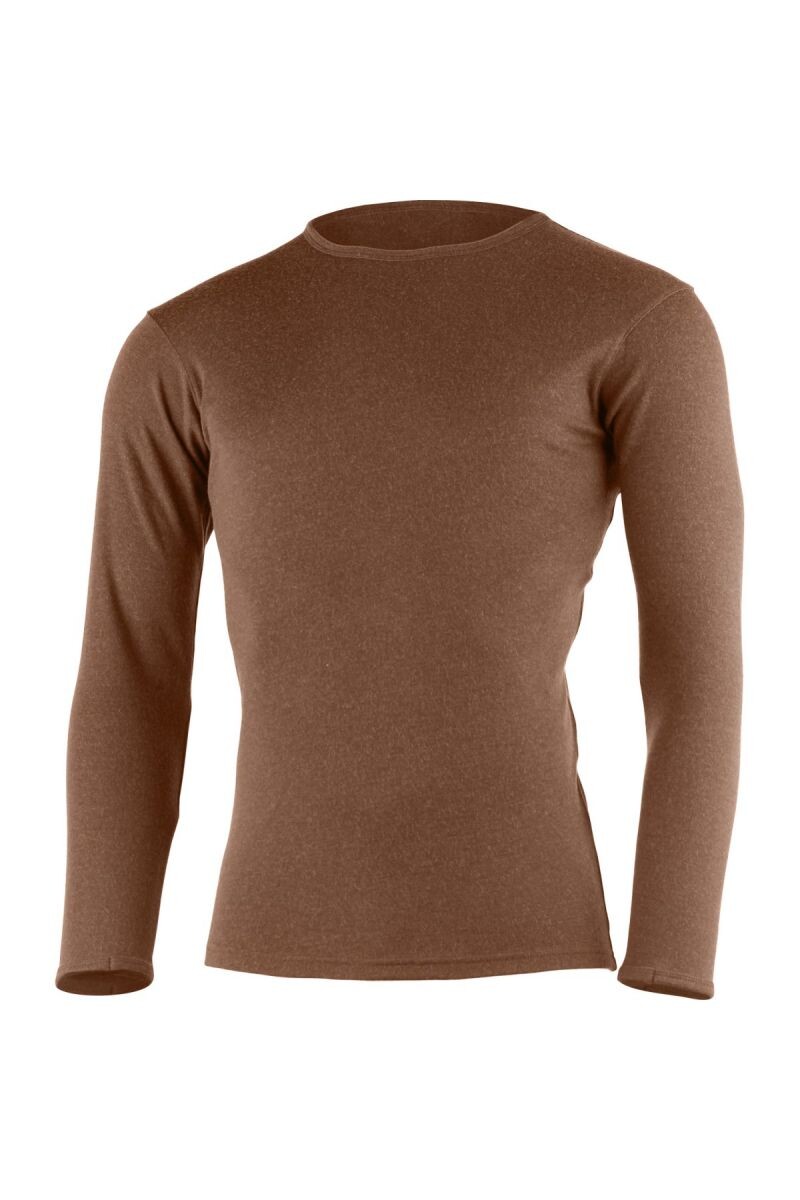 Lasting pánska merino mikina BELO 7474 hnedé Veľkosť: XL 8596445028720