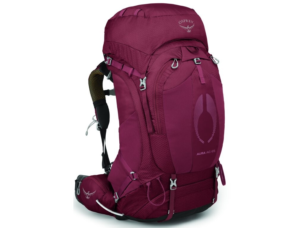 Osprey Aura AG 65 berry sorbet red Veľkosť: WM/WL