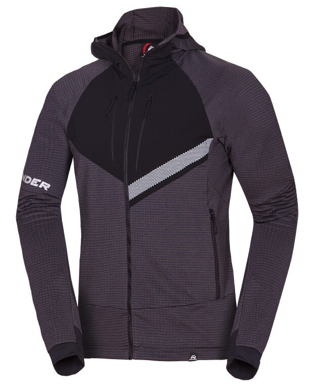 Northfinder DUKE MI-3792OR-269 pánska mikina čierna Veľkosť: XL 8584153456959