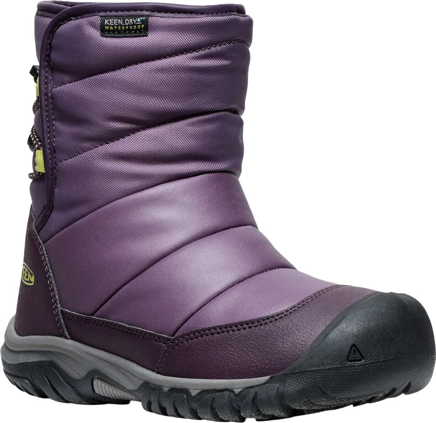 Keen PUFFRIDER WP YOUTH black plum/daiquiri green Veľkosť: 32/33 195208508301