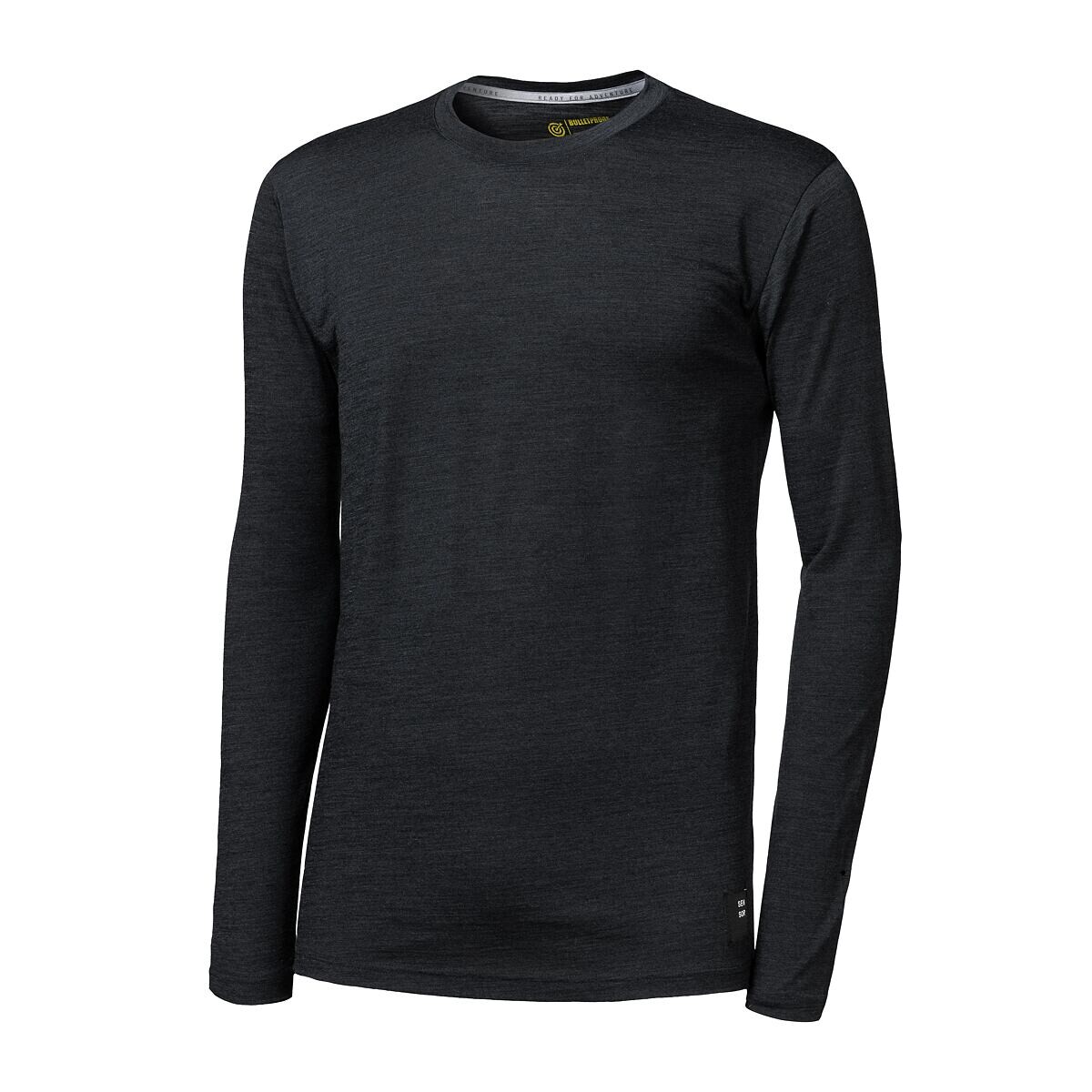 SENSOR MERINO CORDURA pánske tričko dl.rukáv čierna Veľkosť: S