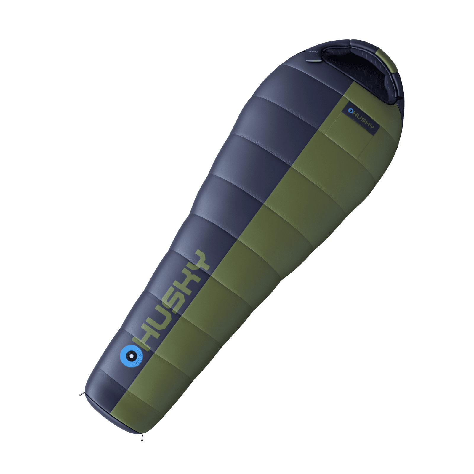 Husky Thermopro zimný spacák Fenela -15°C blue/khaki Veľkosť: OneSize