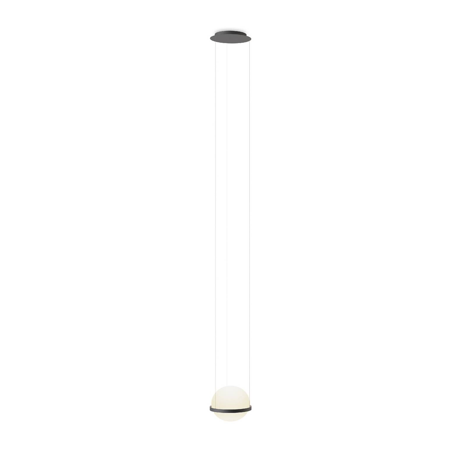 Vibia Palma 3720 LED závesné svietidlo, stmievateľné, grafitová farba