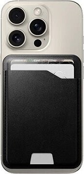 Nomad Leather Mag Wallet With Find My Tracking Black