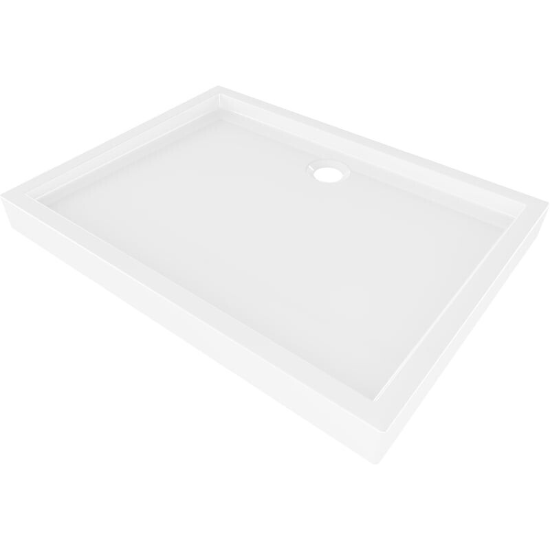 MEXEN - Flow+ sprchová vanička obdĺžniková 80 x 90, biela lesk 46R108090H