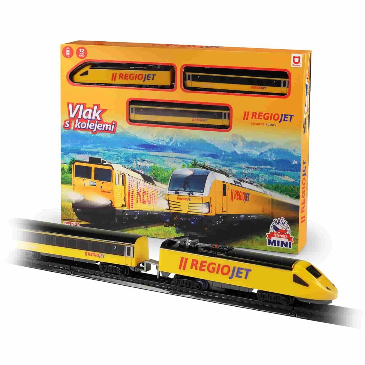 Rappa Vlak RegioJet MINI Naše železnice na batérie