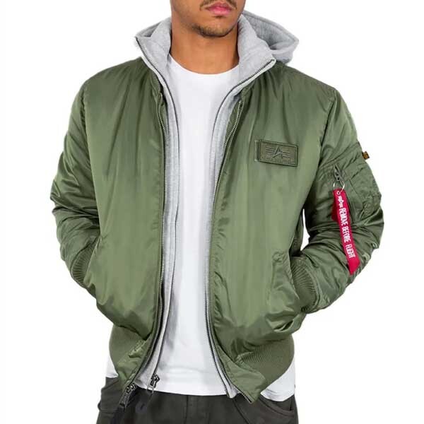 Bomberova bunda Alpha Industries MA-1 D-Tec Sage Green - 3XL