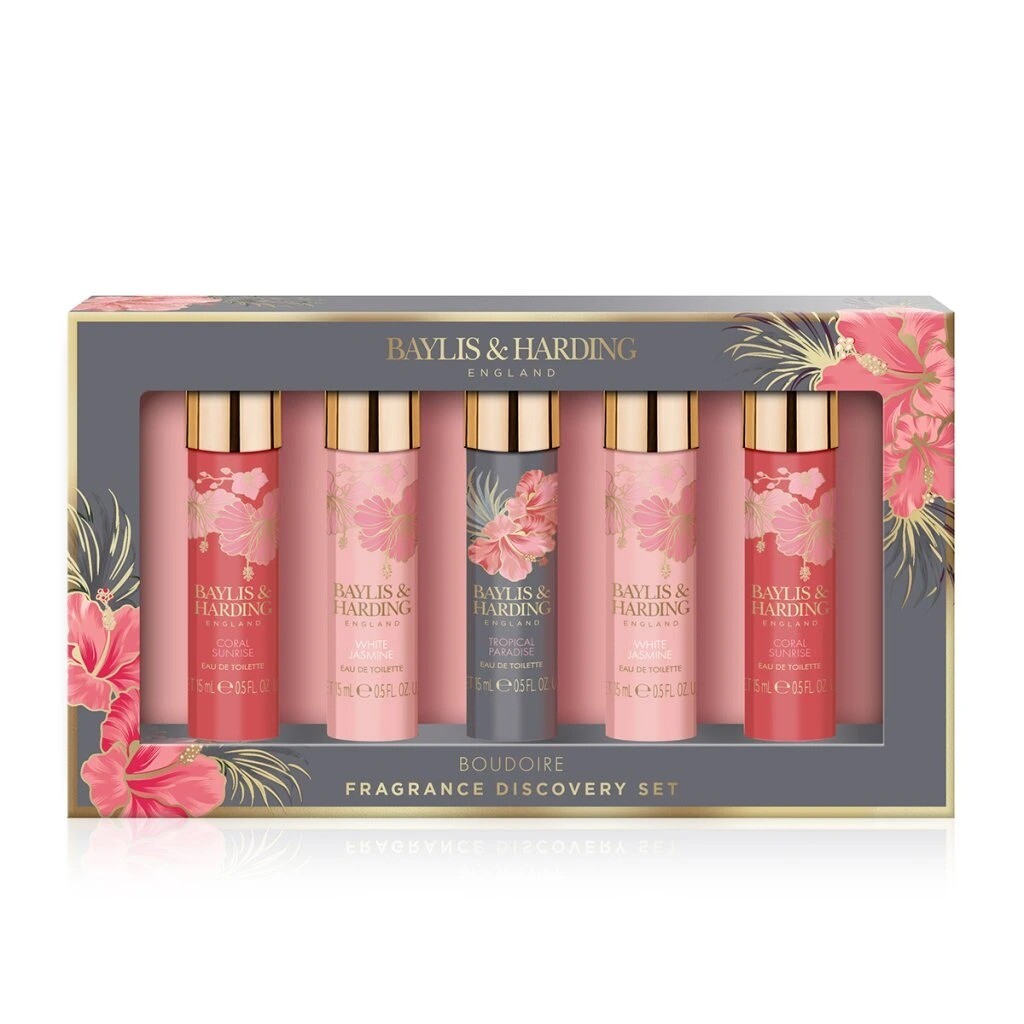 Súprava toaletných vôd TROPICAL PARADISE - 5 x 15ml - Baylis & Harding