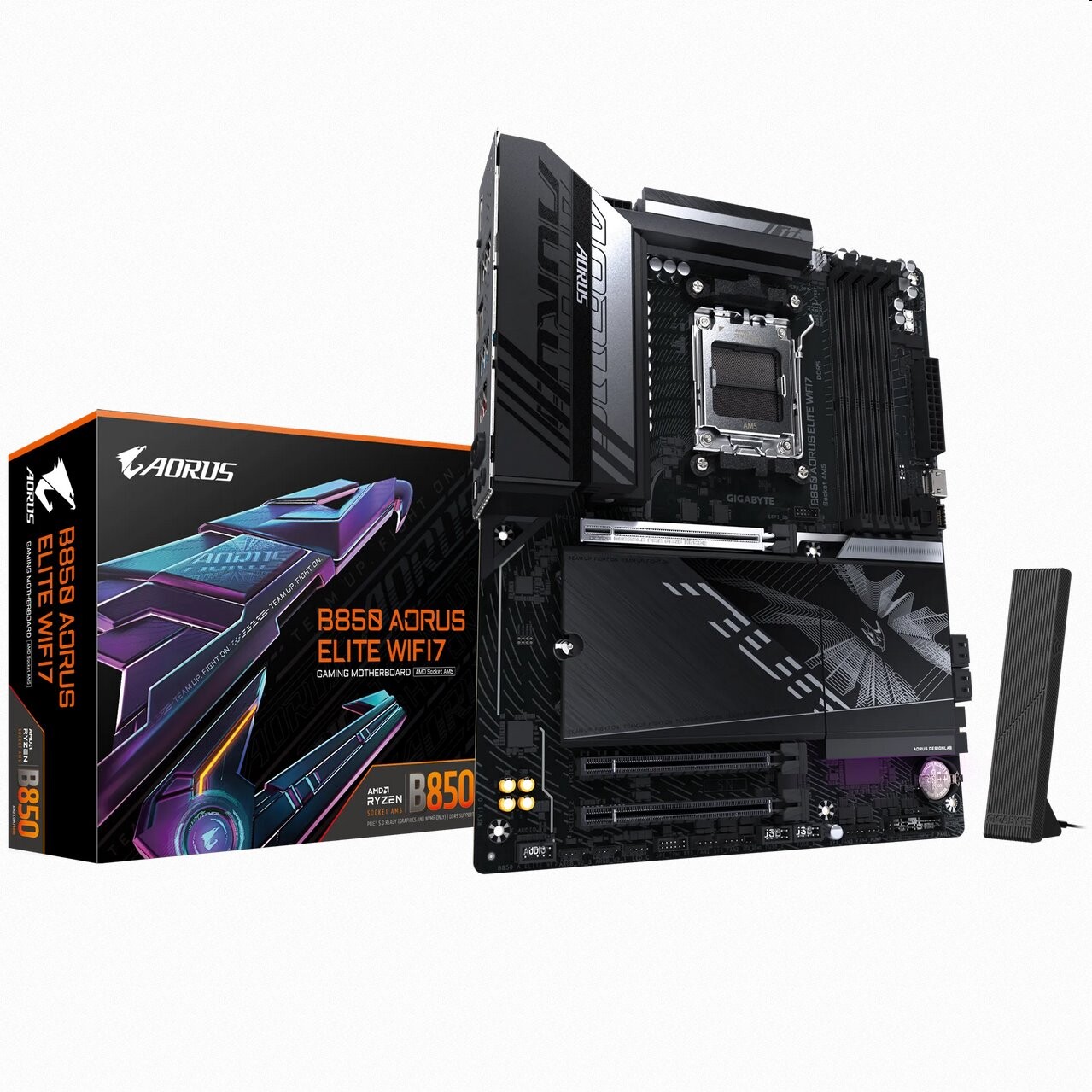Gigabyte AORUS B850 ELITE WIFI7, AMD B850, AM5, 4xDDR5, ATX B850 A ELITE WF7