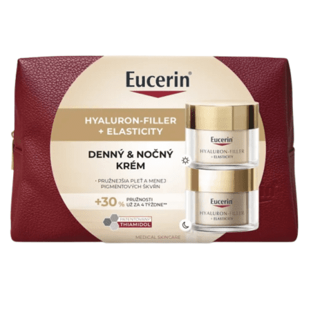 EUCERIN HYALURON-FILLER+ELASTICITY Kazeta denný krém + nočný krém 50 ml 1 x 1 set