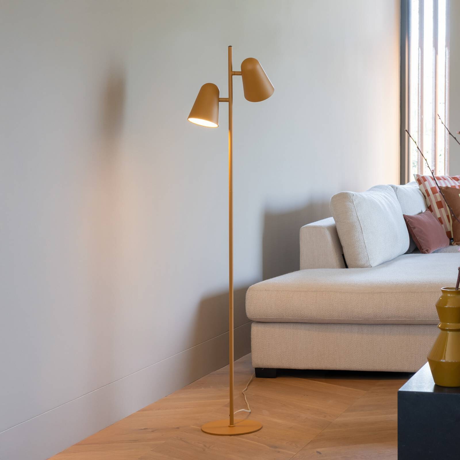 It's about RoMi stojacia lampa Salamanca, horčicová farba, 2-pl