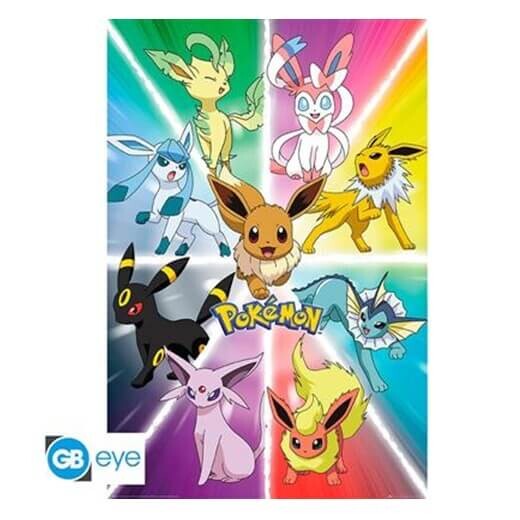 GBeye Pokémon plagát Maxi 91,5 x 61 cm - Eevee Evolution