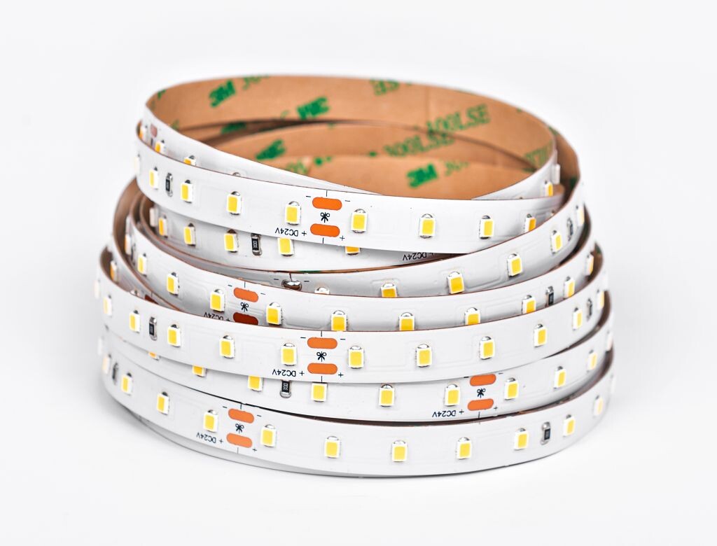 LED Solution LED pásik 12W/m 24V bez krytia IP20 160lm/W Farba svetla: Denná biela 07912