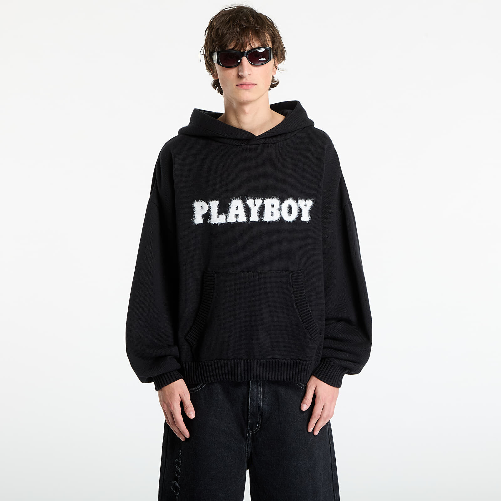 Sveter Playboy x FTSHP Sweater Hoodie UNISEX Black M