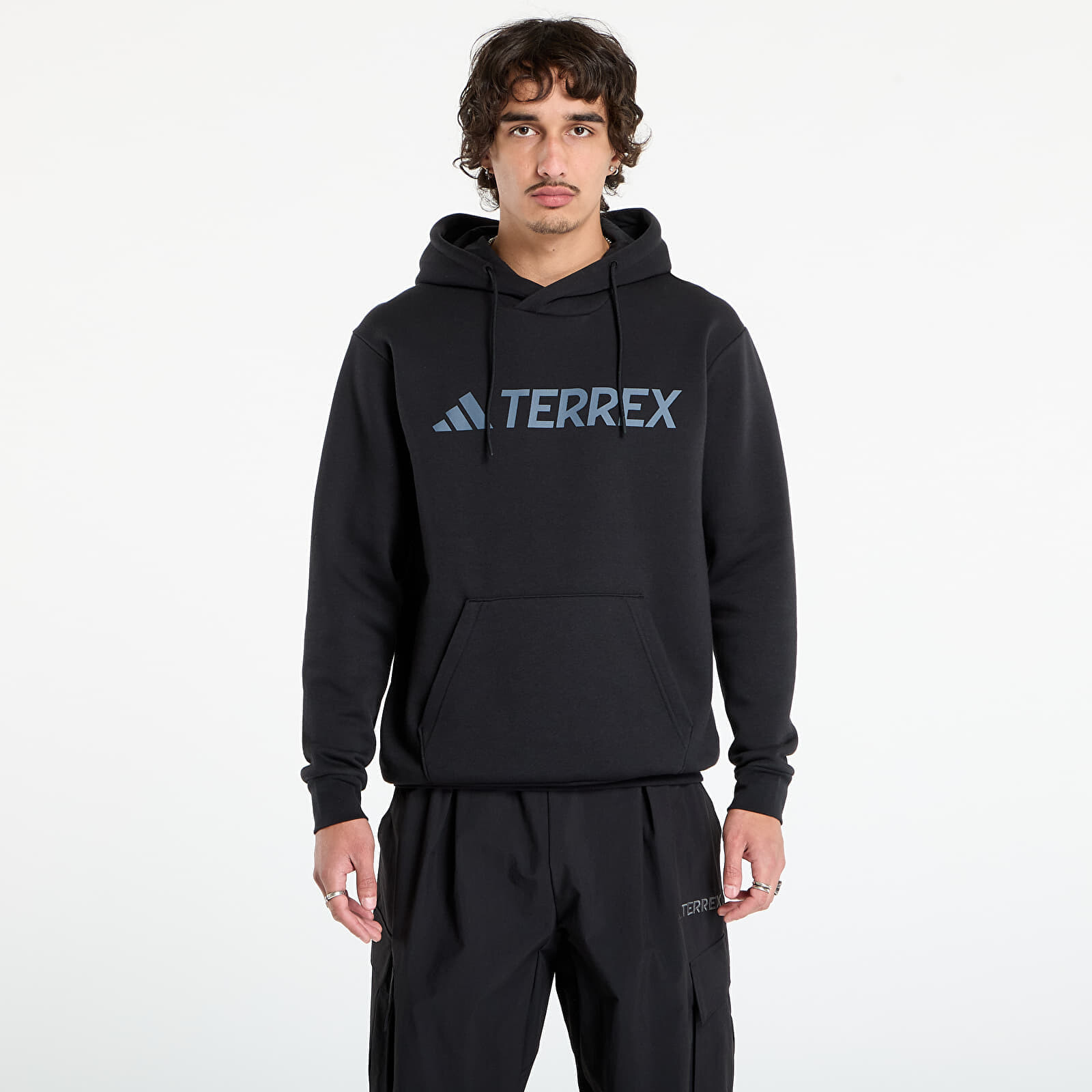 Mikina adidas Terrex Multi Large Logo Hoodie Black XL