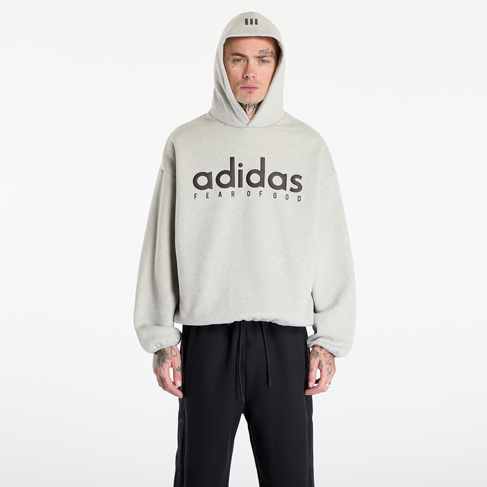 Mikina adidas x Fear Of God Athletics Cotton Fleece Hoodie Medium Grey Heather XL