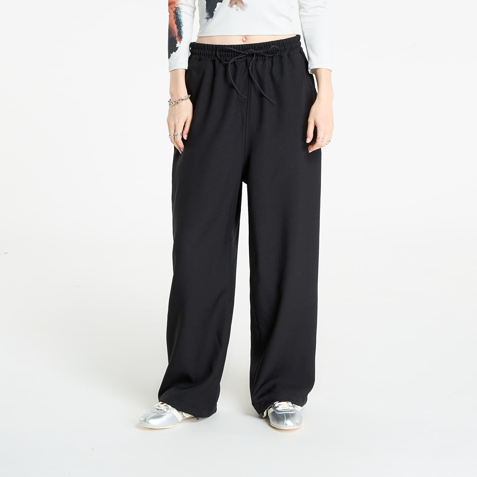 Kalhoty Y-3 W 3Stripes Track Pants Black S