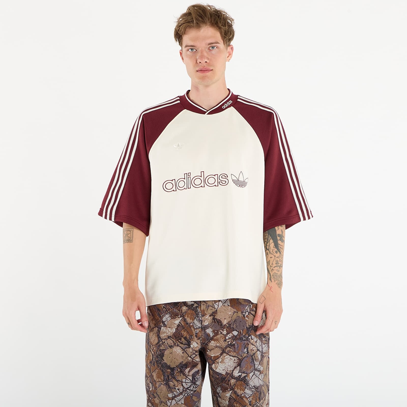 Tričko adidas Premium Jersey Cream White S