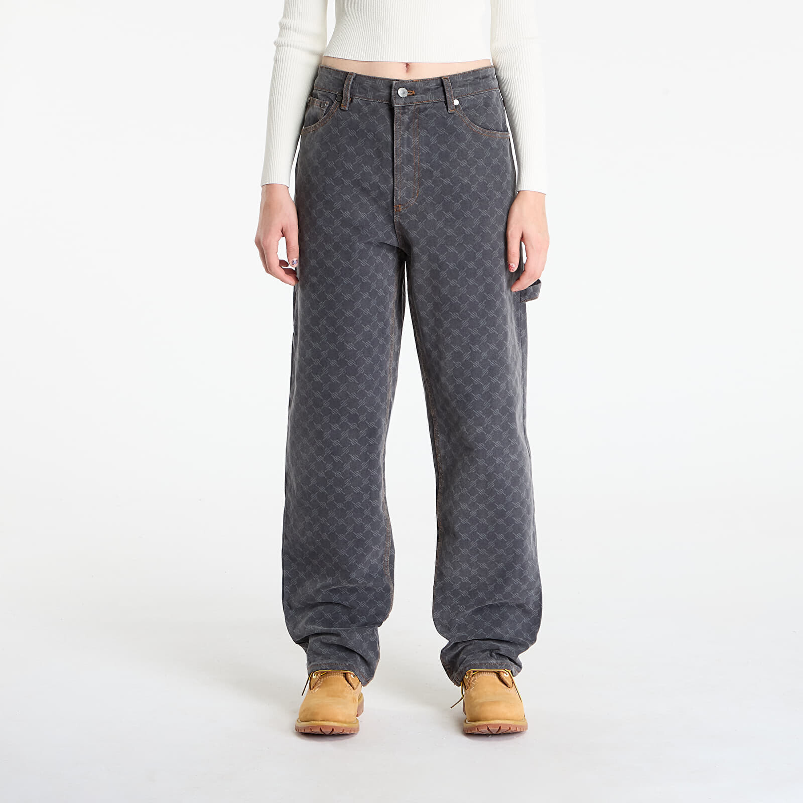 Kalhoty Daily Paper Monogram Workwear Amba Jeans Grey XXL