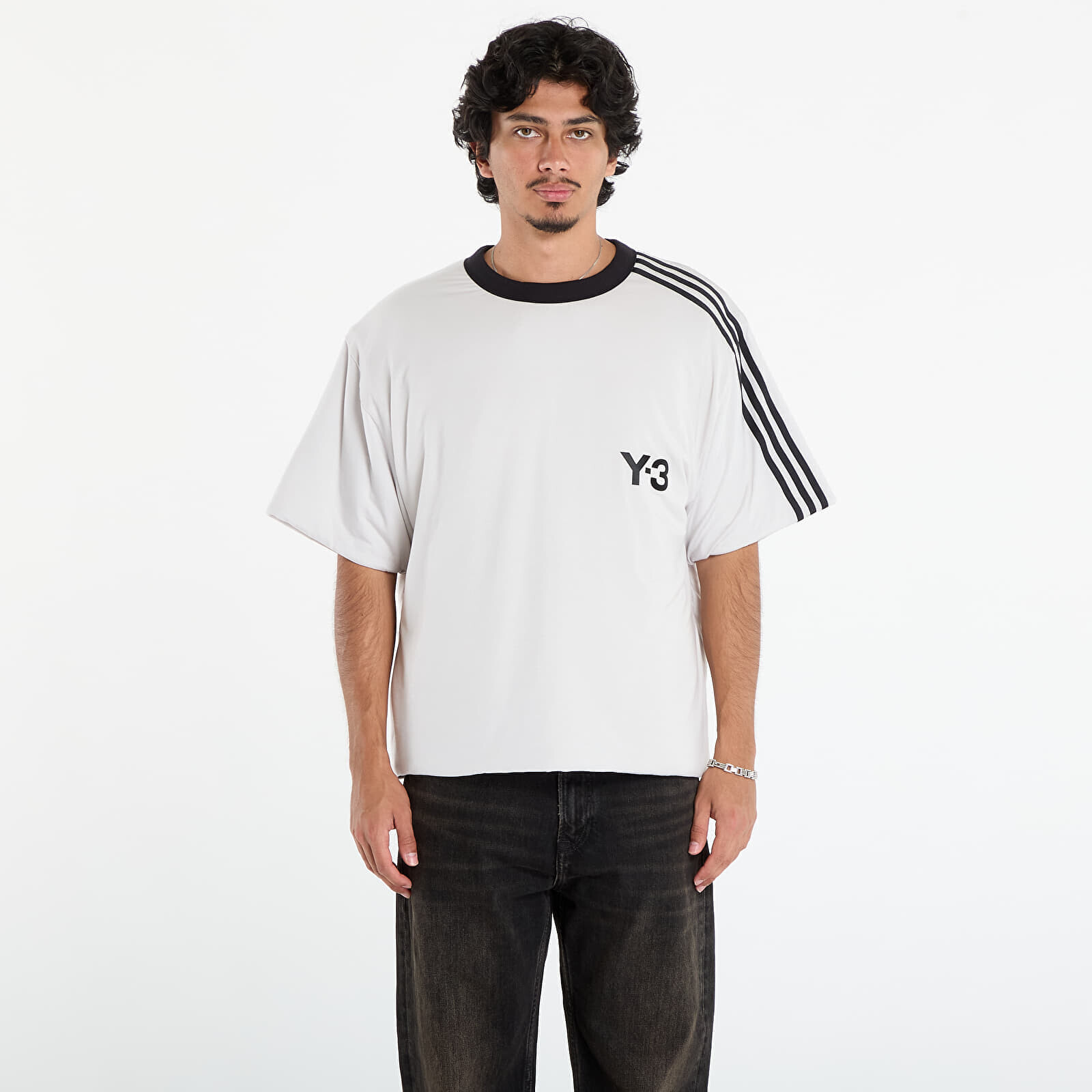 Tričko Y-3 Padded Jersey UNISEX Chalk Pearl XL