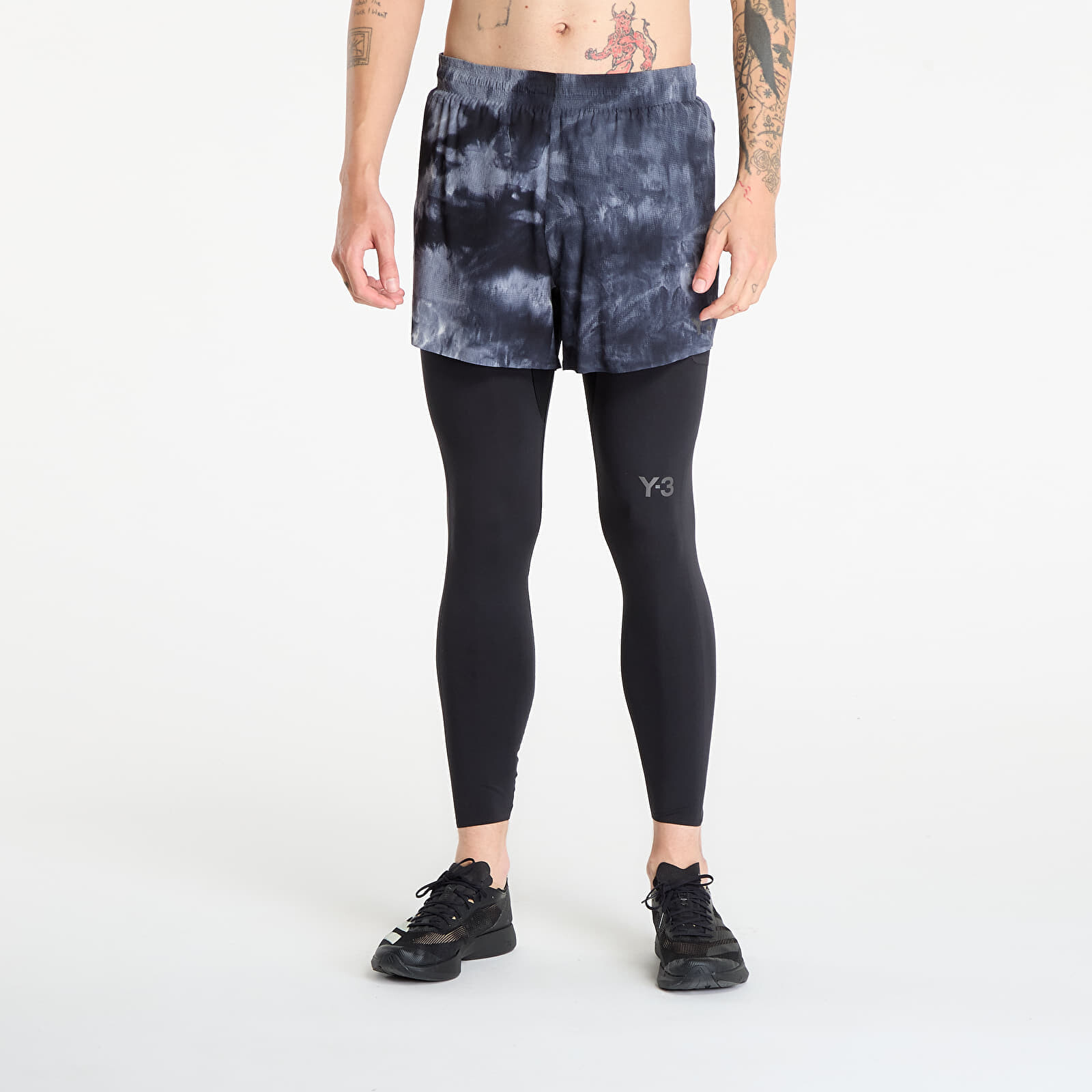 Šortky Y-3 M Run Shorts Black S