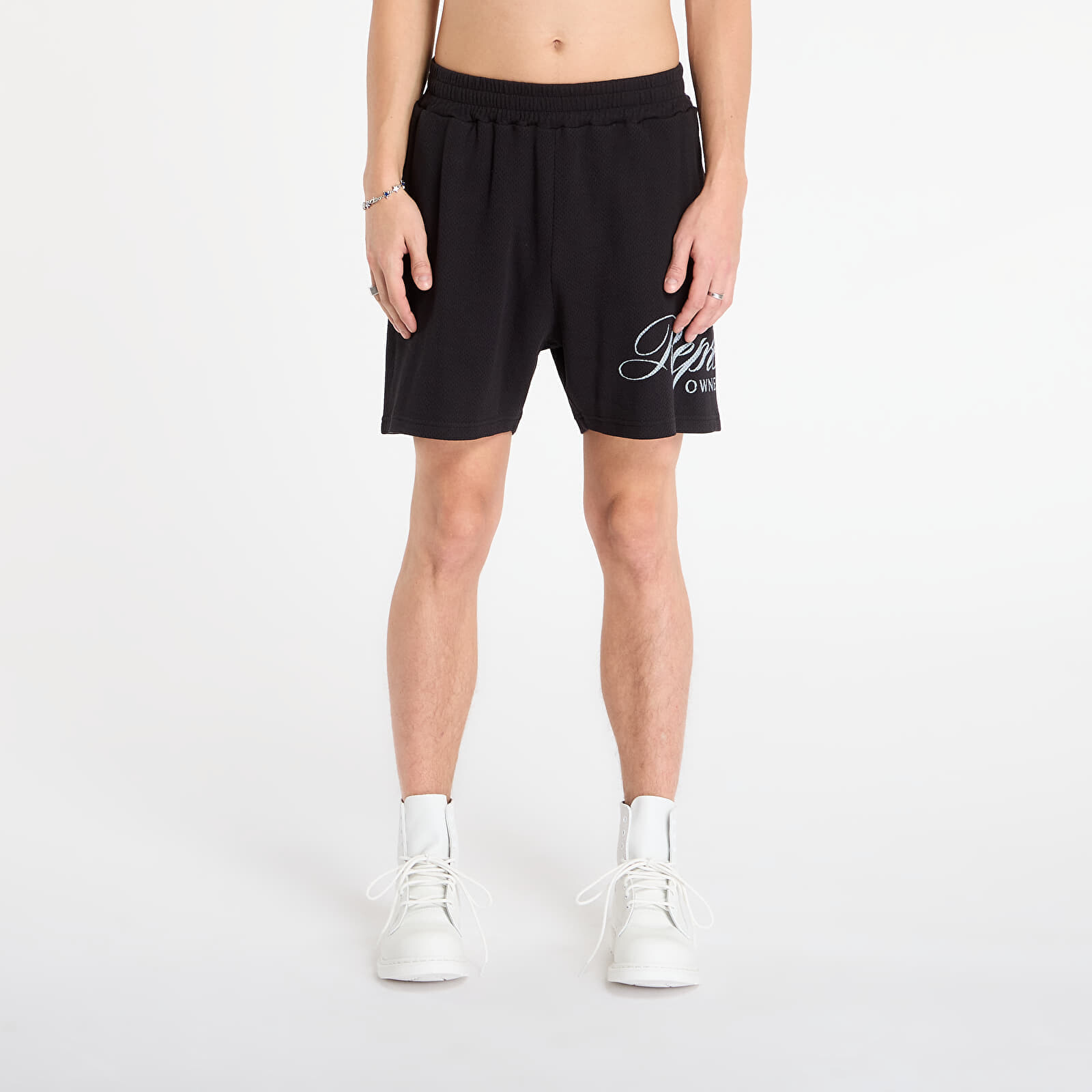 Šortky REPRESENT Represent Owners Club Script Mesh Shorts Black M
