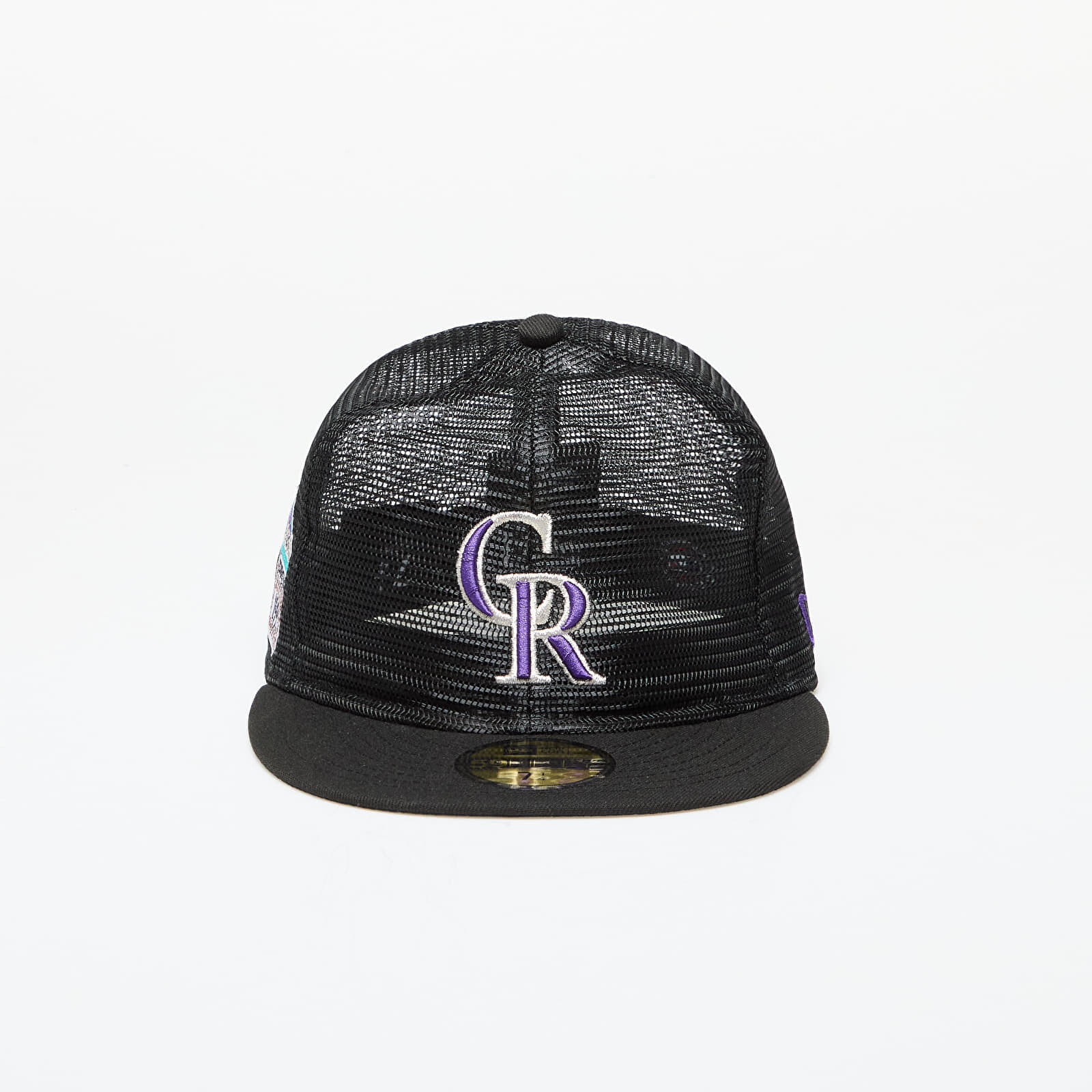 Šiltovka New Era Colorado Rockies Mesh Patch 59FIFTY Fitted Cap Black 7 1/2